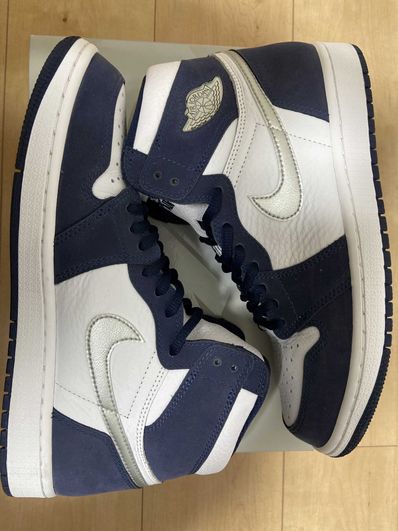 Nike Air Jordan 1 High OG CO.JP "White/Midnight Navy" (2020)(ブリーフケースなし)