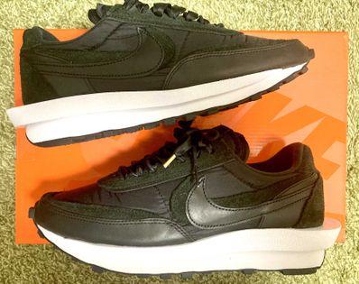 sacai × Nike LDV Waffle "Triple Black"