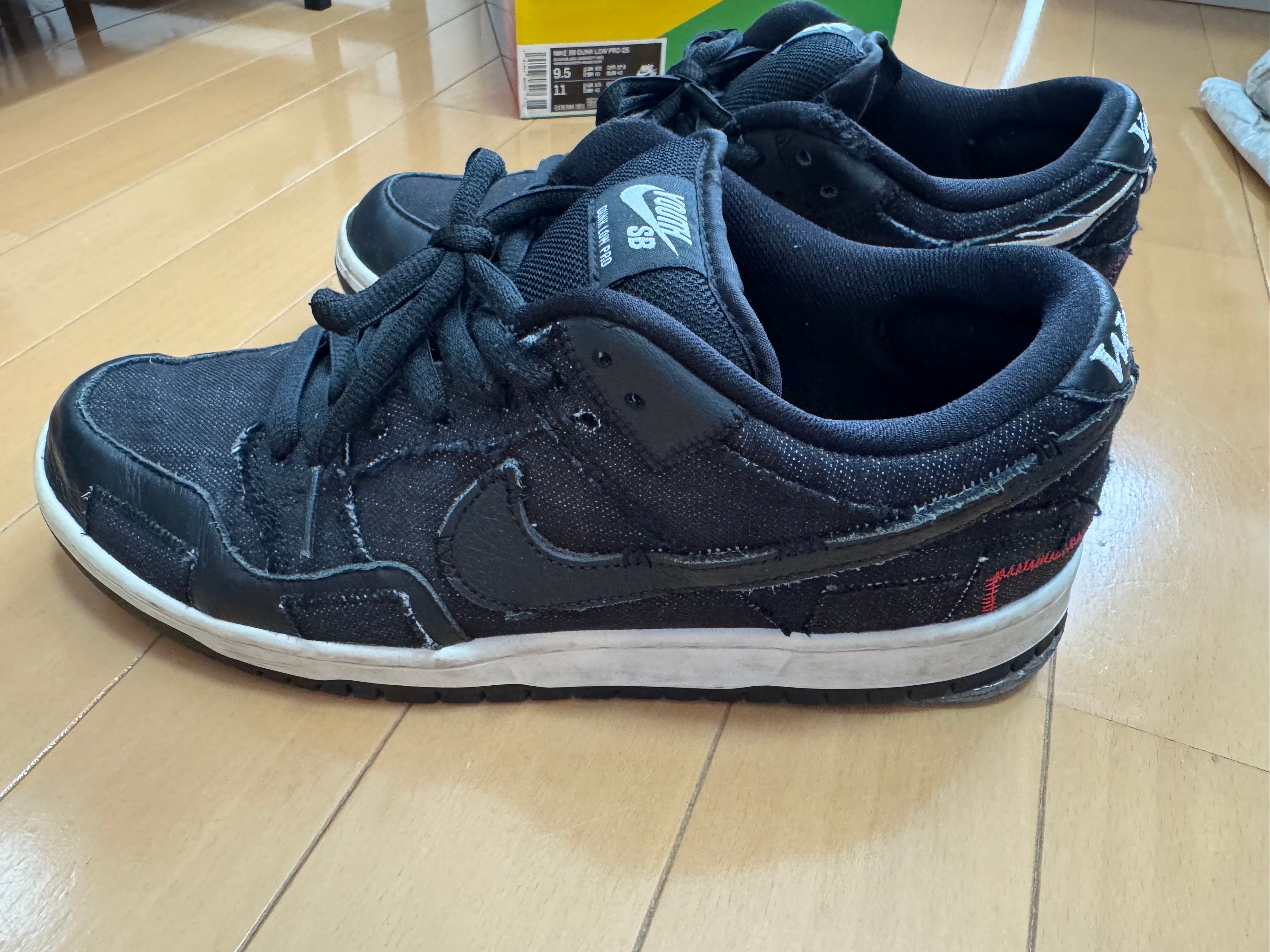 Wasted Youth × Nike SB Dunk Low "Black Denim" / VERDY