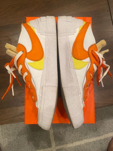 SACAI × NIKE BLAZER LOW "MAGMA ORANGE"