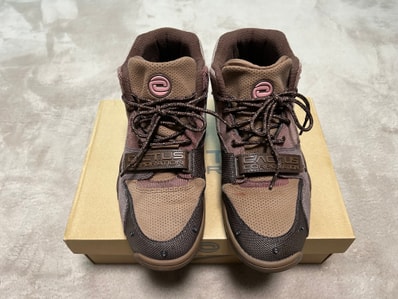 Travis Scott x Nike Air Trainer 1 SP "Archaeo Brown and Rust Pink"