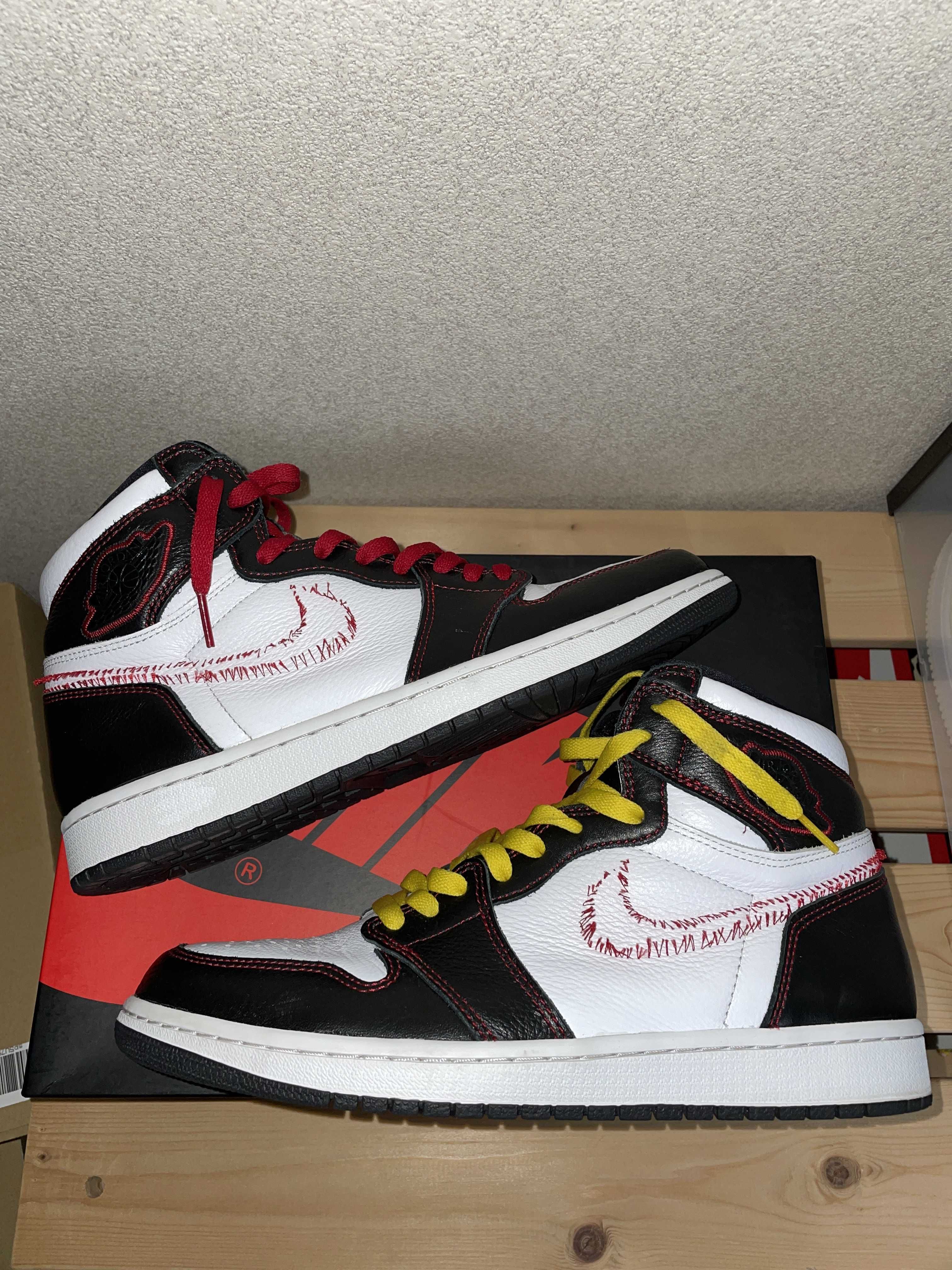 Nike Air Jordan 1 High OG Defiant "Black/Yellow/Gym Red"    