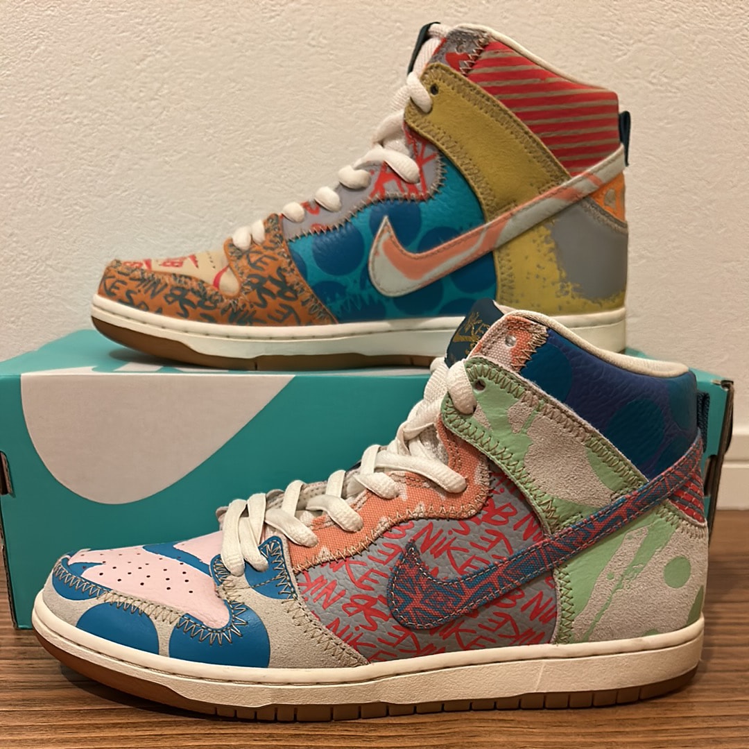 THOMAS CAMPBELL × Nike SB Dunk High "Ice Jade/Circuit Orange-Sail"