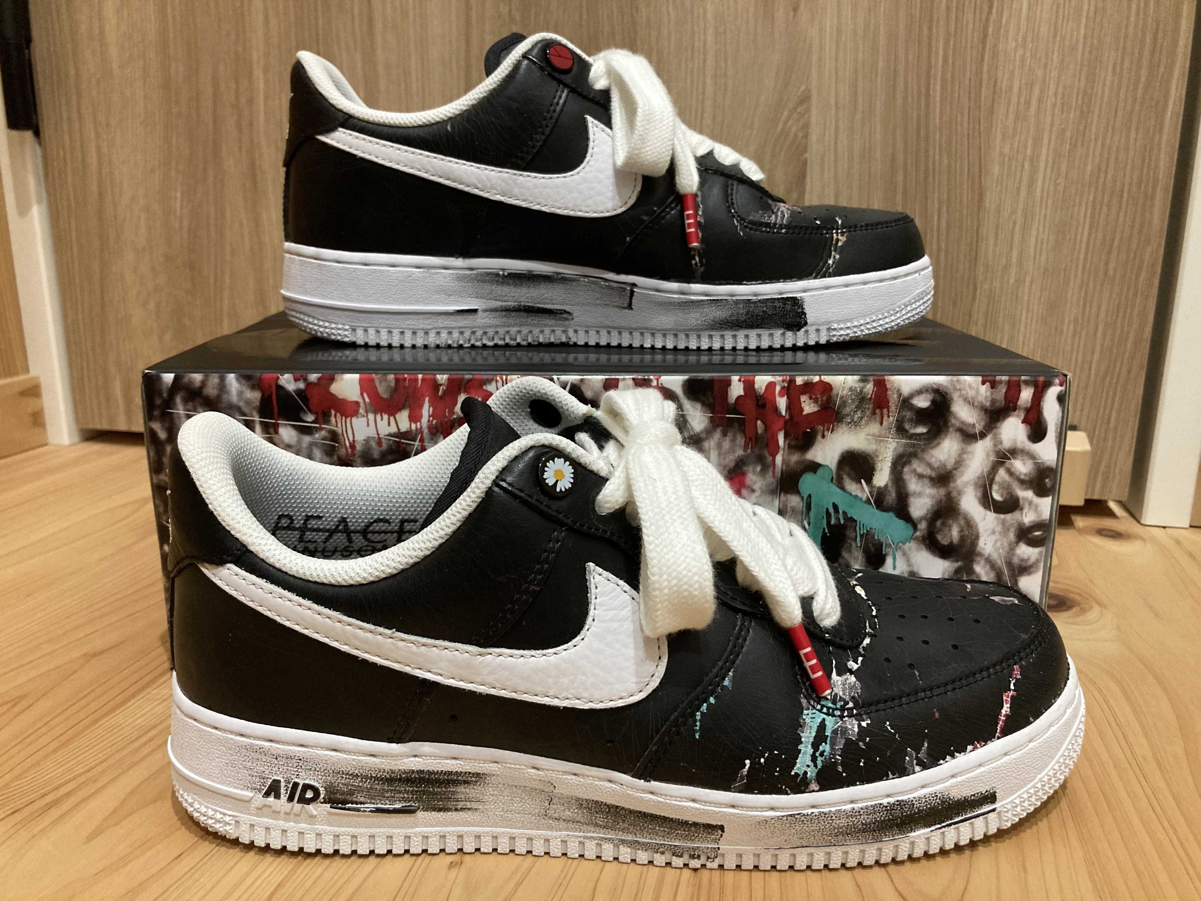 PEACEMINUSONE × Nike Air Force 1 Low Para Noise "Black" / G-DRAGON