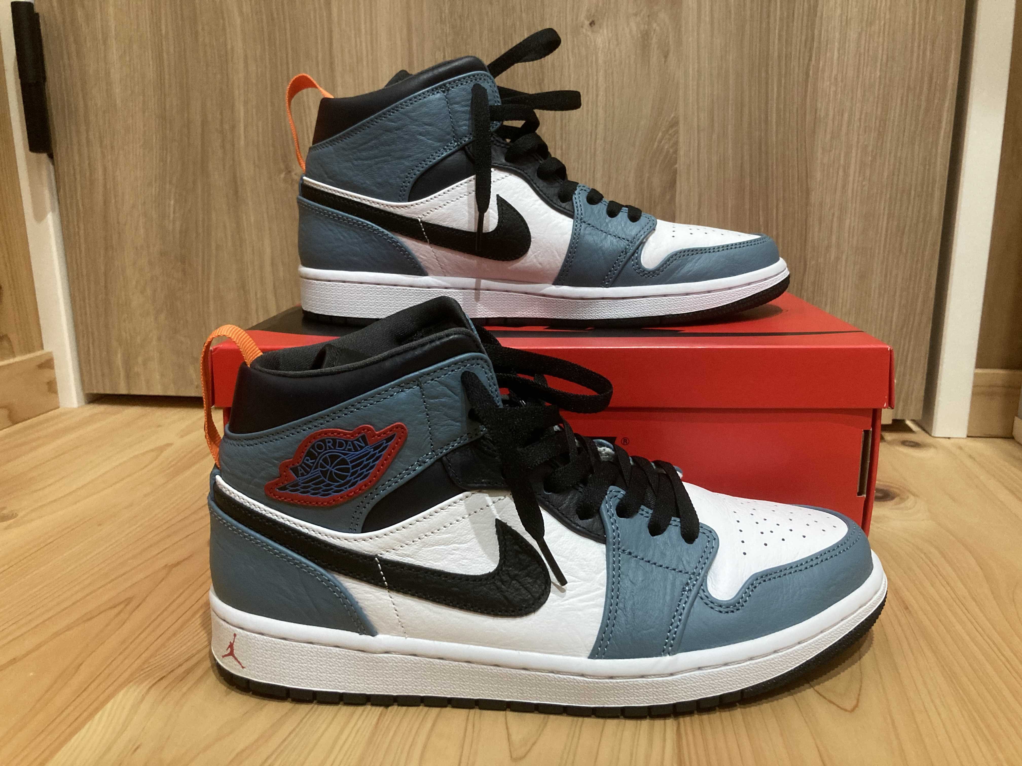 FACETASM × Nike Air Jordan 1 Mid "White/Navy"