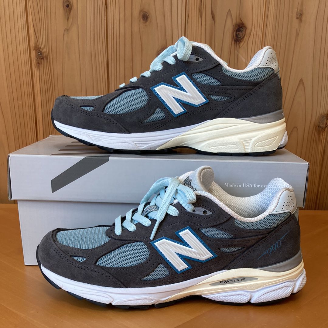 KITH × New Balance 990V3 "Steel Blue"