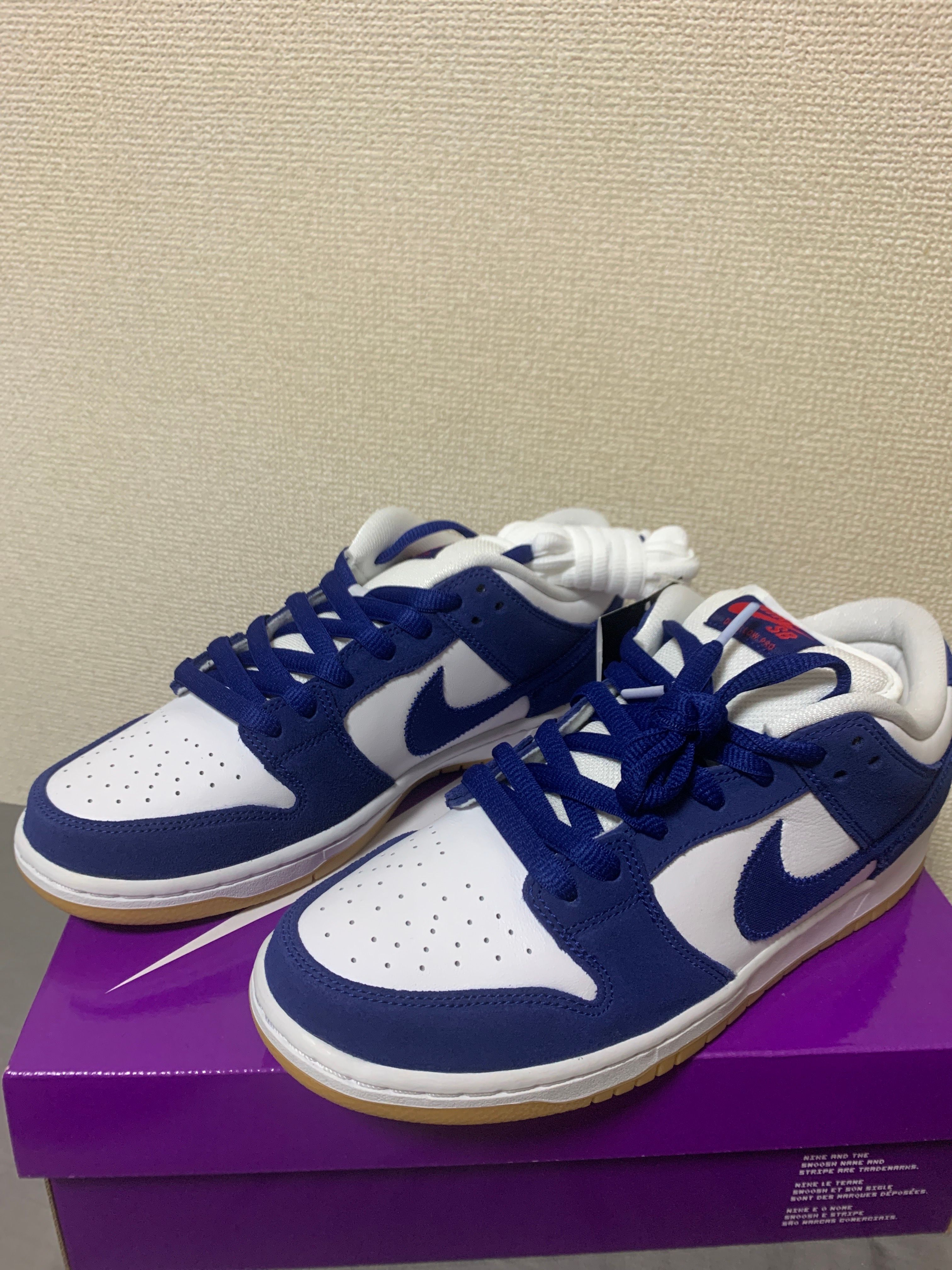 Nike SB Dunk Low "Los Angeles Dodgers/Deep Royal Blue"