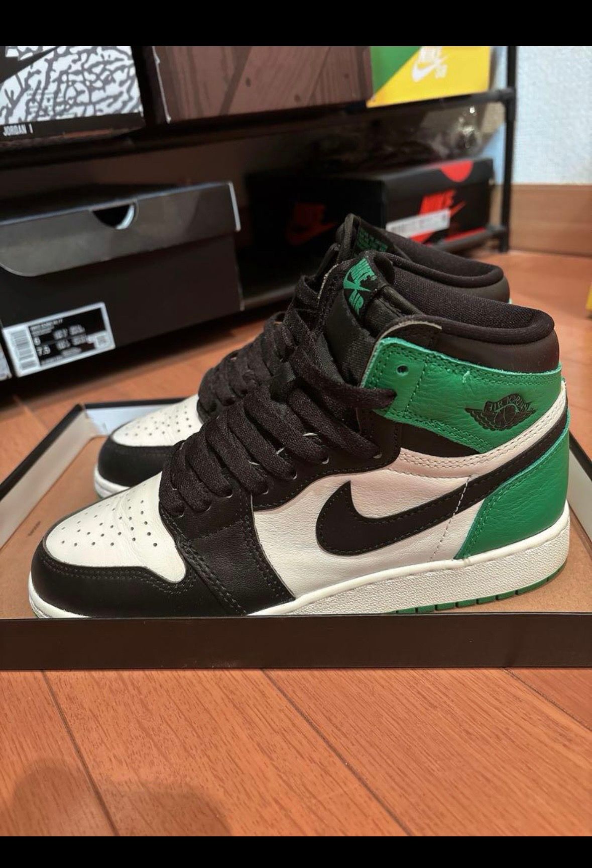 Nike GS Air Jordan 1 Retro High OG "Celtics/Black and Lucky Green" (2023)