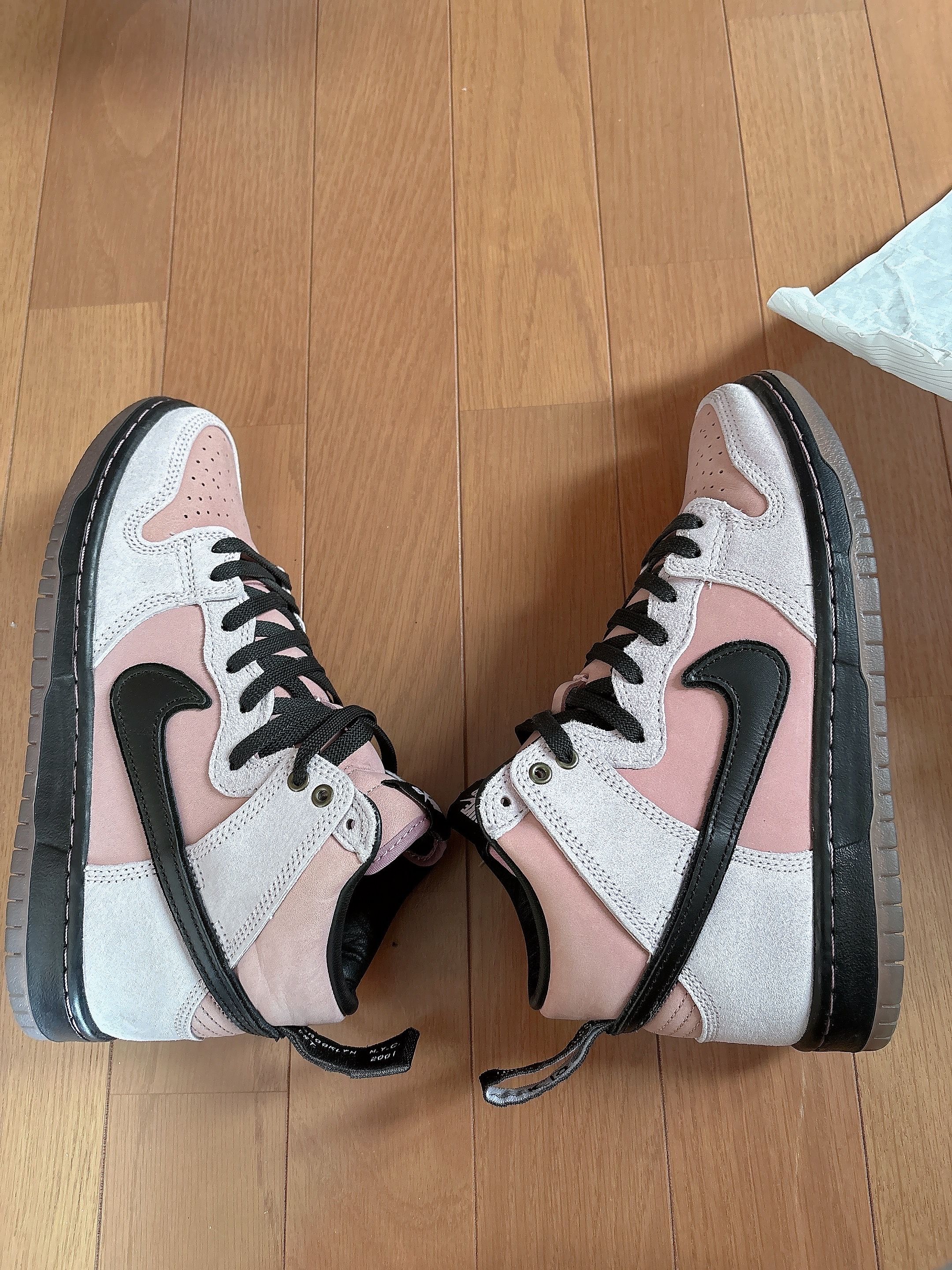 KCDC Brooklyn Skateshop × Nike SB Dunk High "Pink/Black"