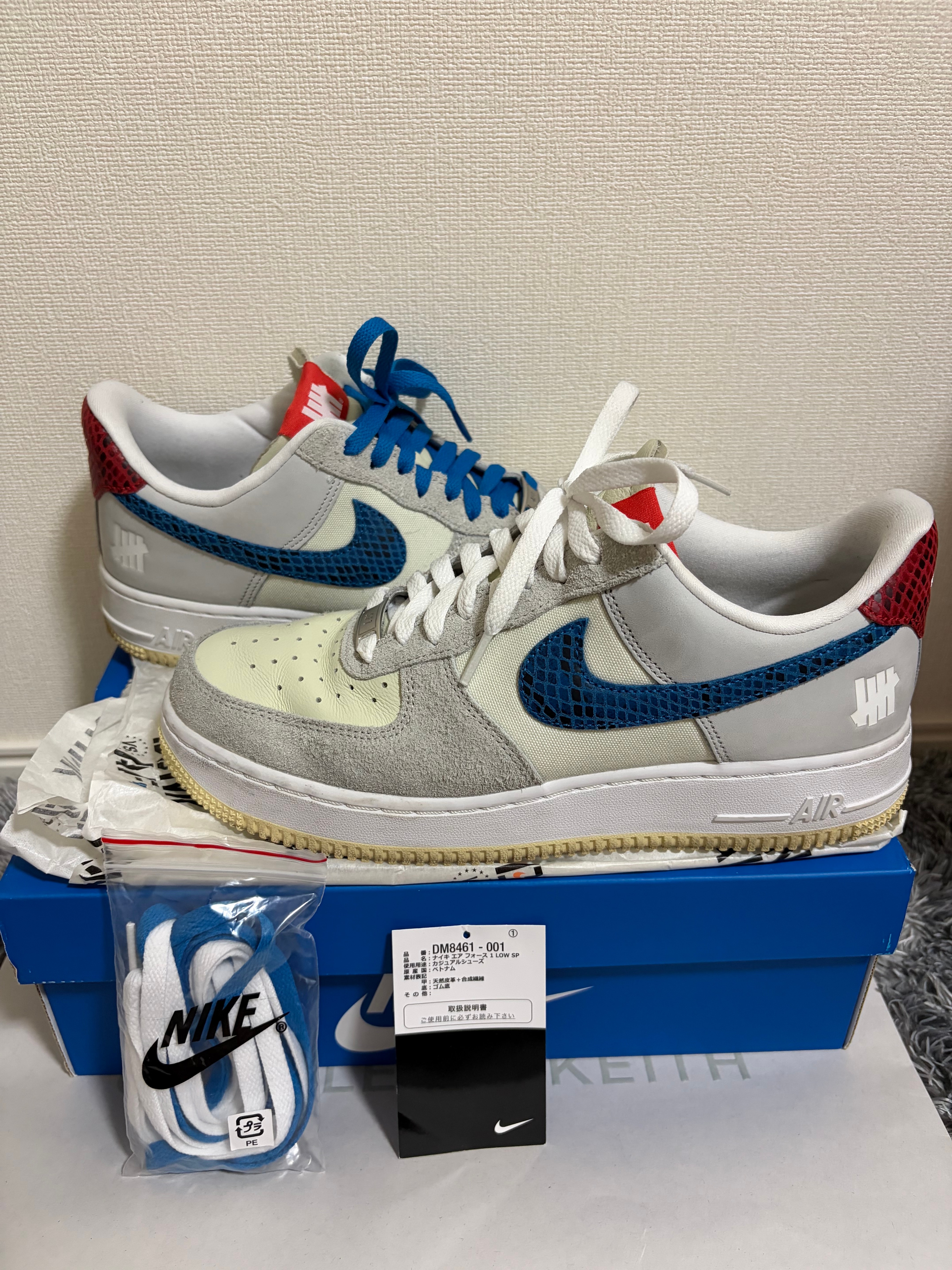 UNDEFEATED × Nike Air Force 1 Low "White"