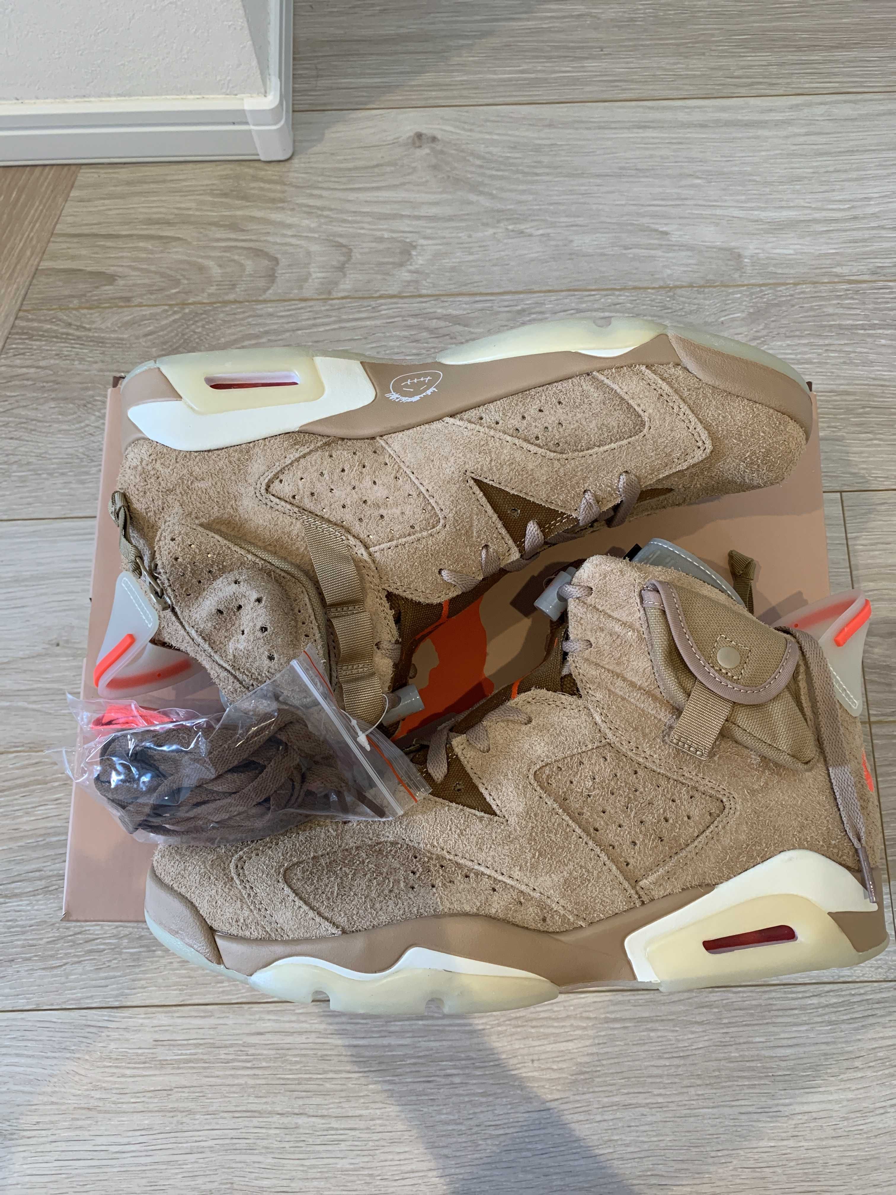 Travis Scott × Nike Air Jordan 6 "British Khaki"
