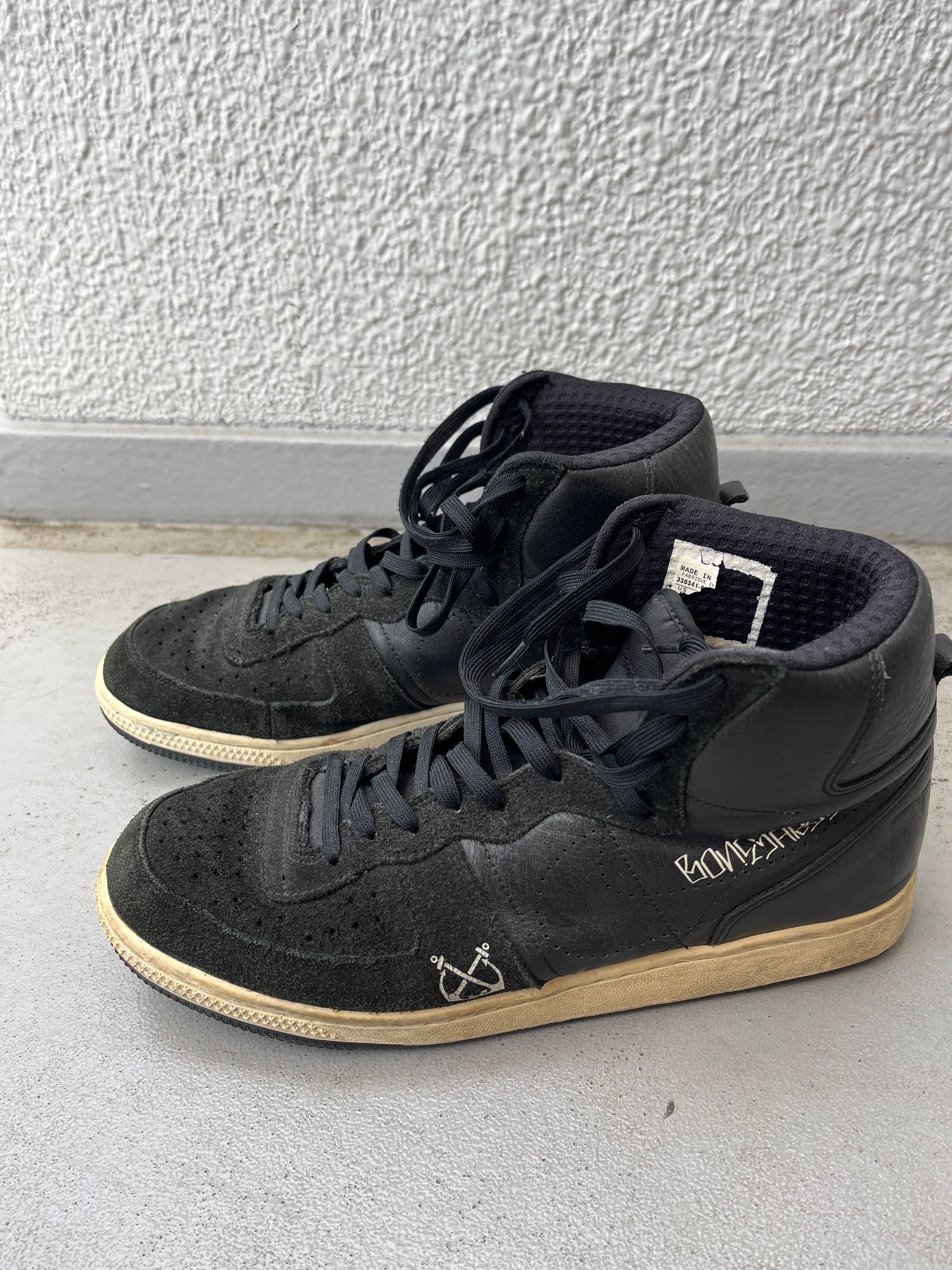 Stussy x Neighborhood × Nike Terminator High Boneyards "Black"