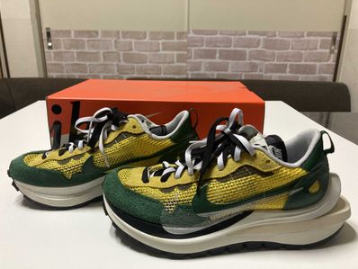 sacai × Nike Vapor Waffle "Tour Yellow/Stadium Green-Sail"
