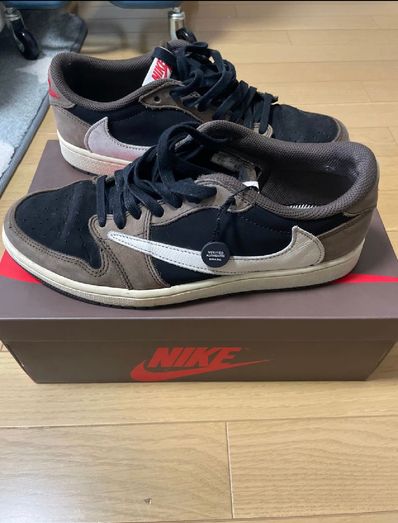 Travis Scott × Nike Air Jordan 1 Low OG SP-T "Black/Dark Mocha"