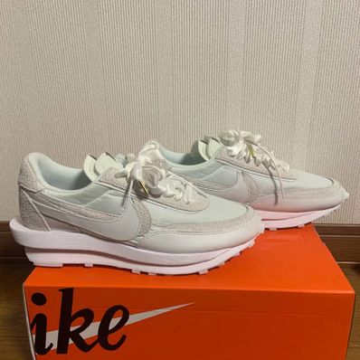 sacai × Nike LDV Waffle "Triple White"