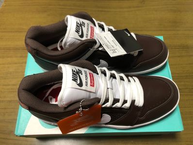 Supreme × Nike SB Air Force 2 Low "Baroque Brown"