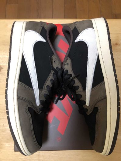 Travis Scott × Nike Air Jordan 1 Low OG SP-T "Black/Dark Mocha"