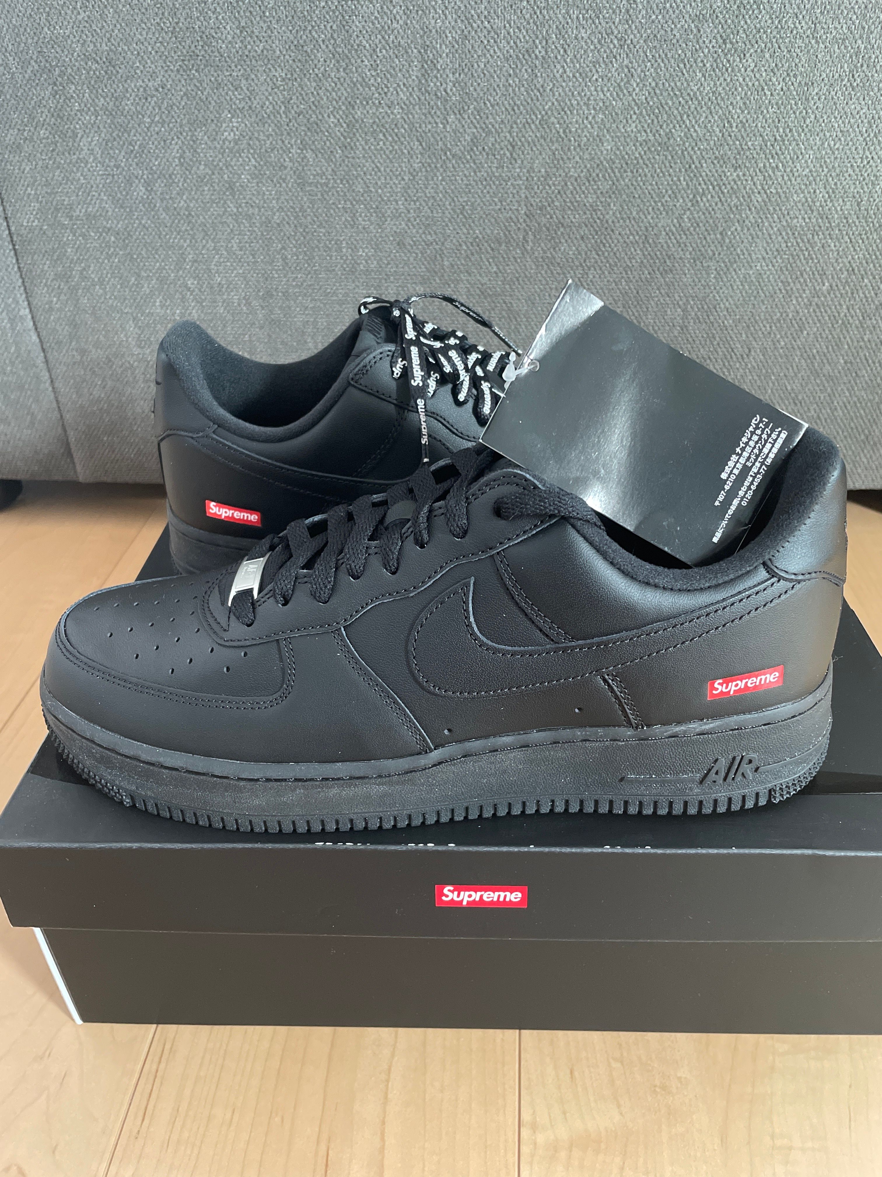 Supreme × Nike Air Force 1 Low "Black"