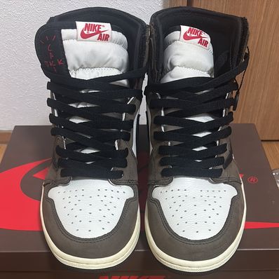 Travis Scott × Nike Air Jordan 1 Retro High OG TS SP "Sail/Dark Mocha"