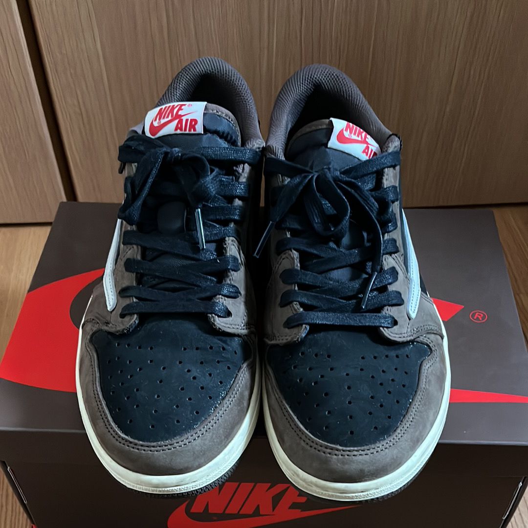 Travis Scott × Nike Air Jordan 1 Low OG SP-T "Black/Dark Mocha"