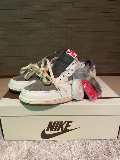 Travis Scott × Nike Air Jordan 1 Low OG SP "Reverse Mocha/Sail and Ridgerock"