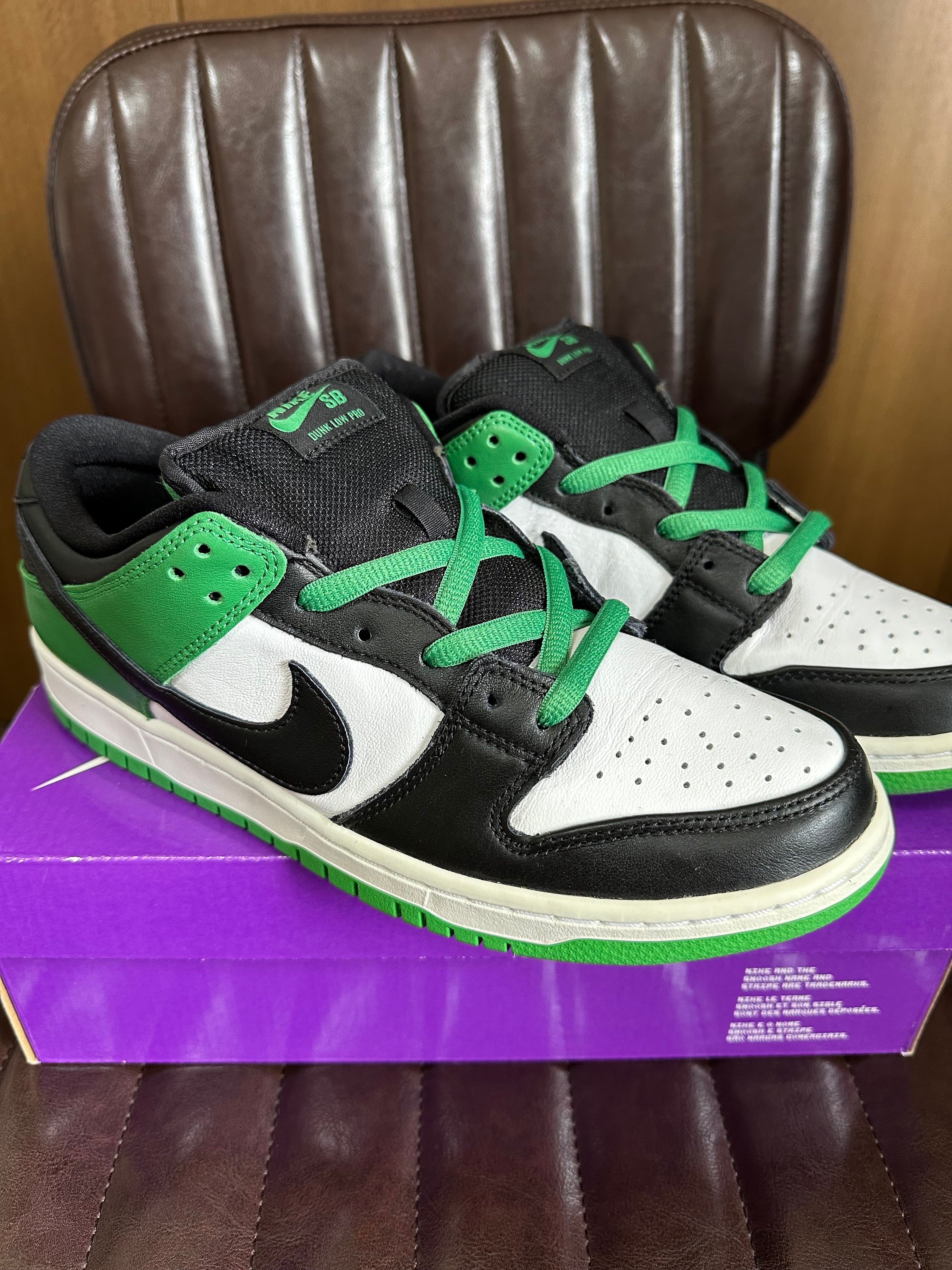 Nike SB Dunk Low Pro "Black and Classic Green"