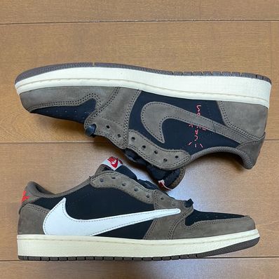 Travis Scott × Nike Air Jordan 1 Low OG SP-T "Black/Dark Mocha"