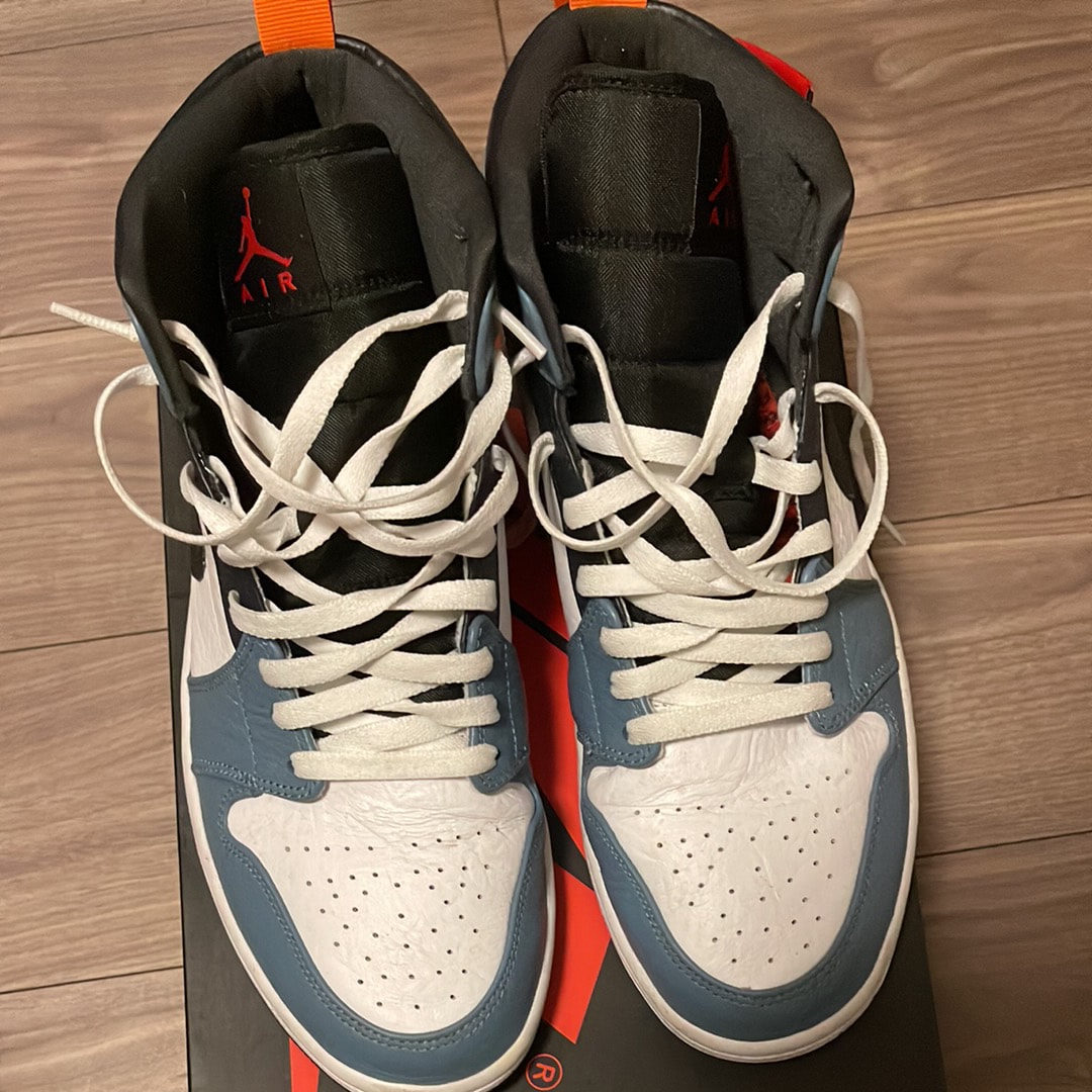FACETASM × Nike Air Jordan 1 Mid "White/Navy"