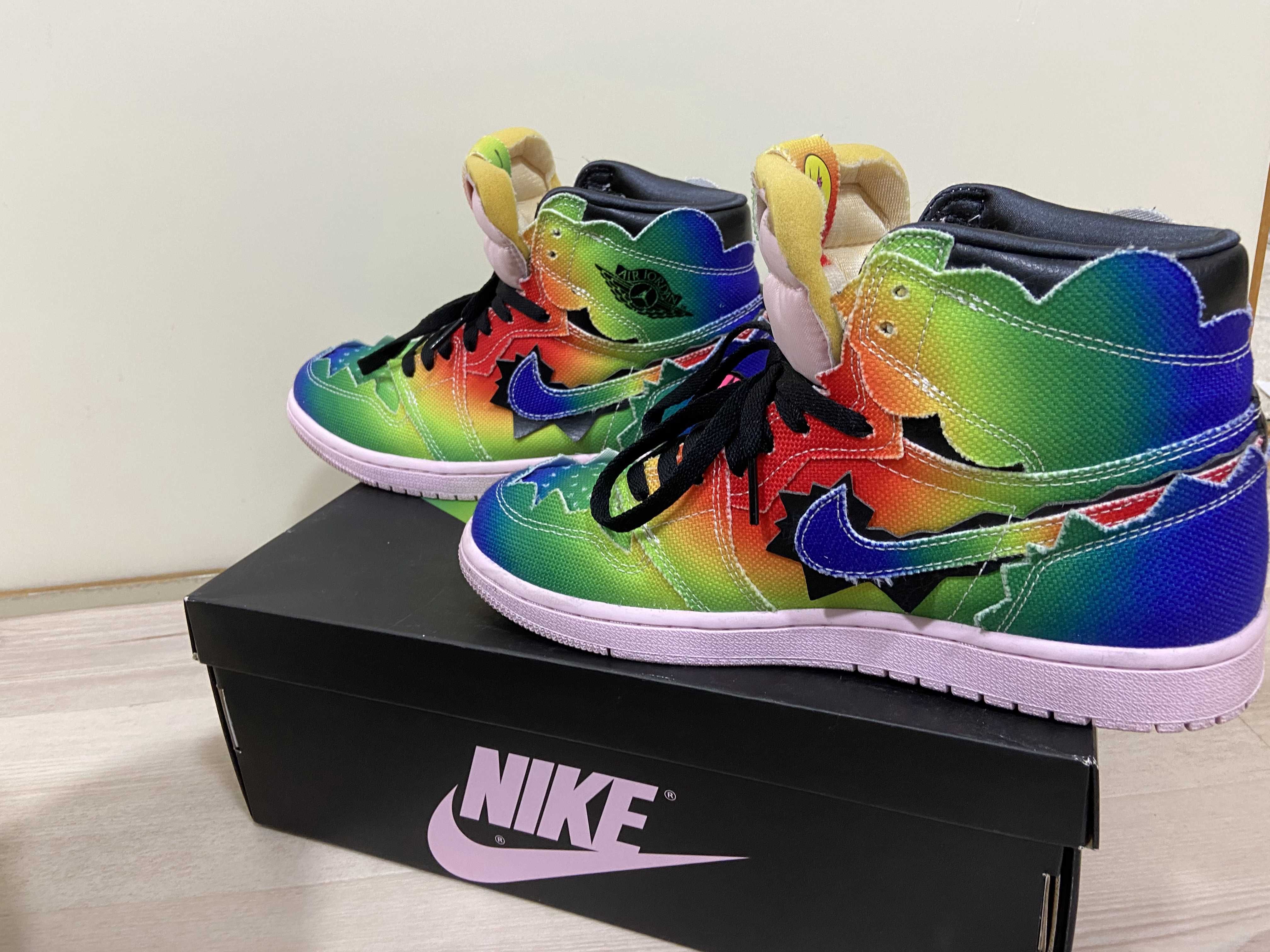 J Balvin × Nike Air Jordan 1 High OG "Rainbow"