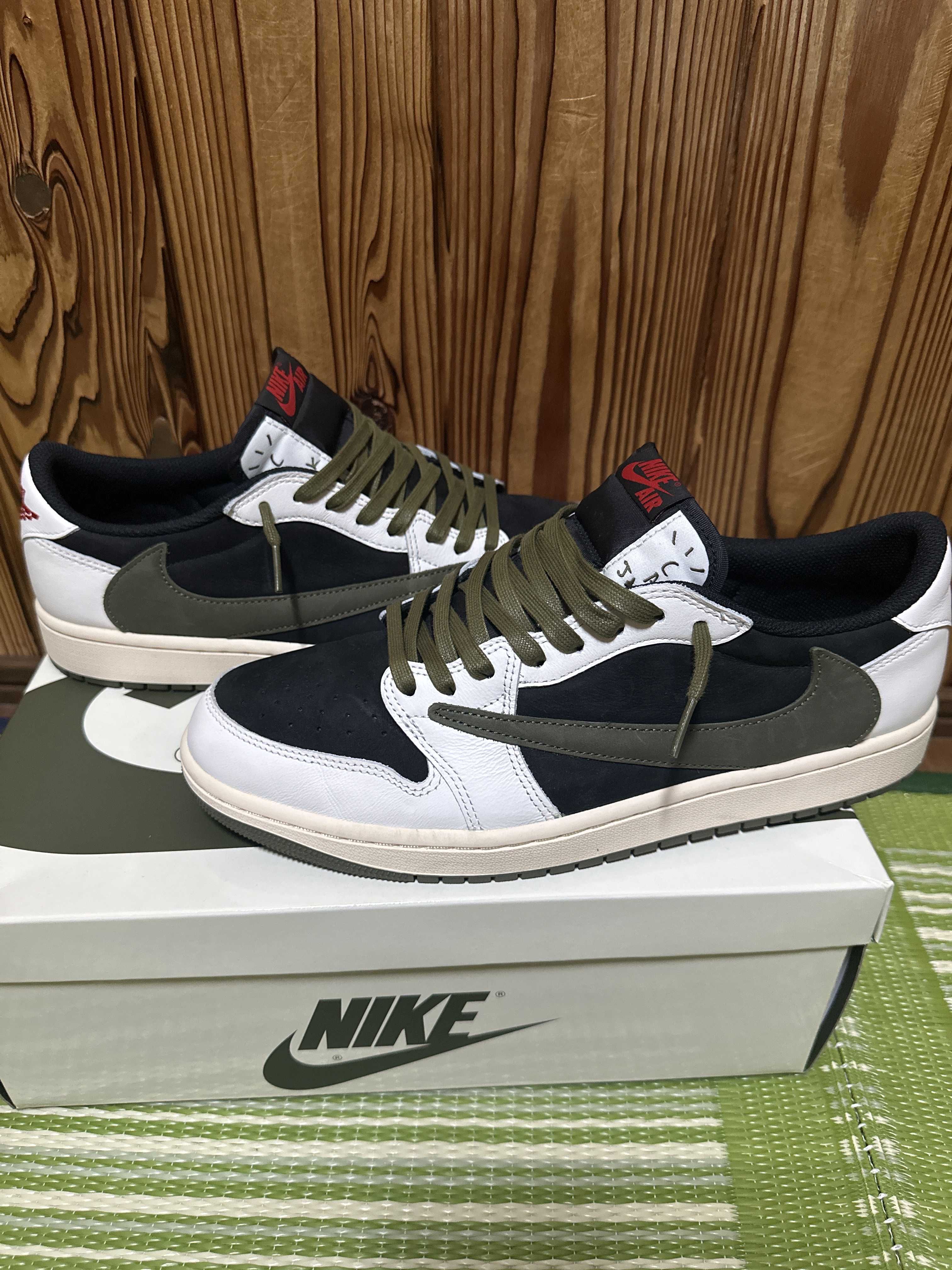 Travis Scott × Nike Women's Air Jordan 1 Low OG "Medium Olive"
