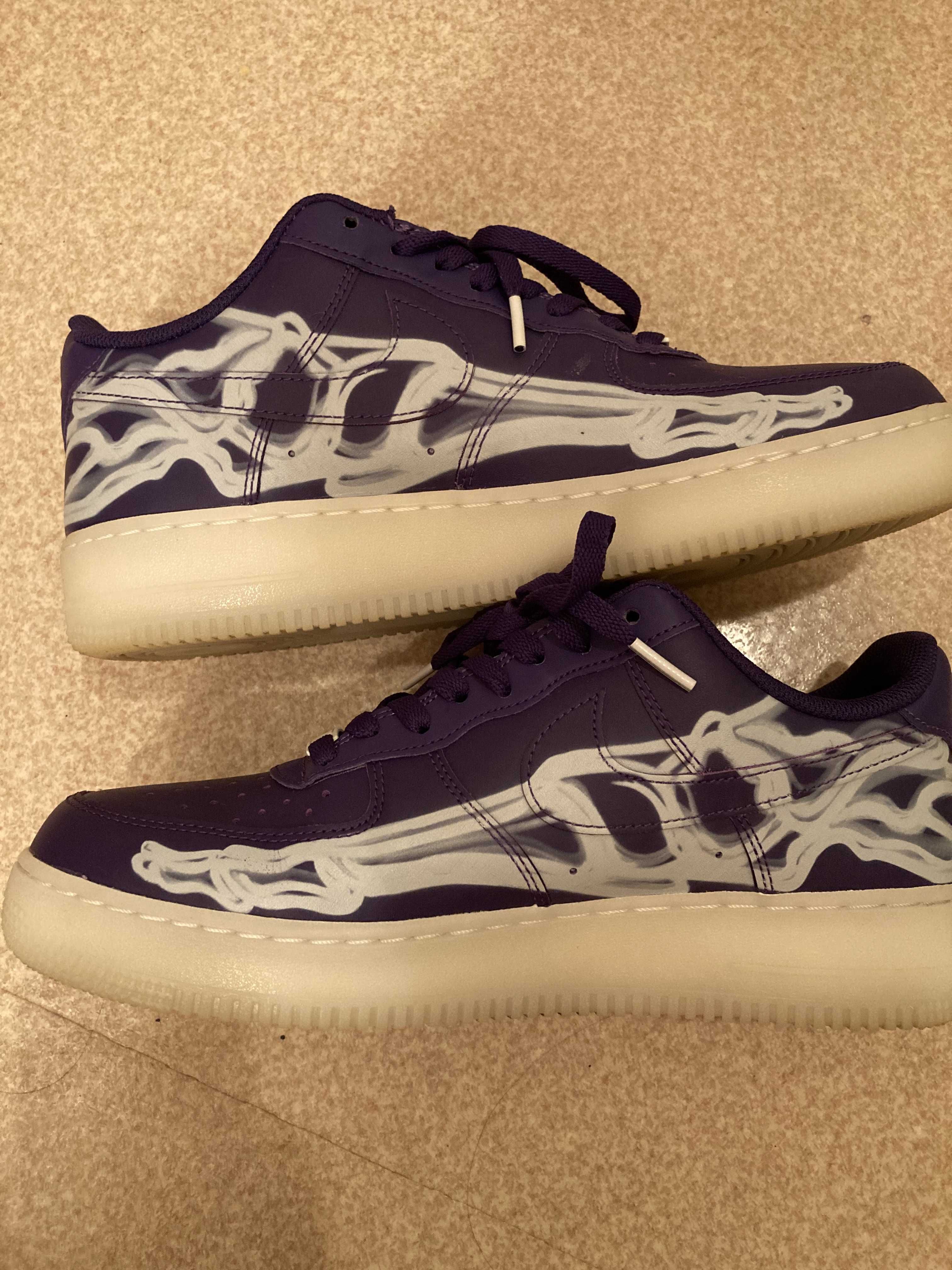 Nike Air Force 1 "Purple Skeleton"