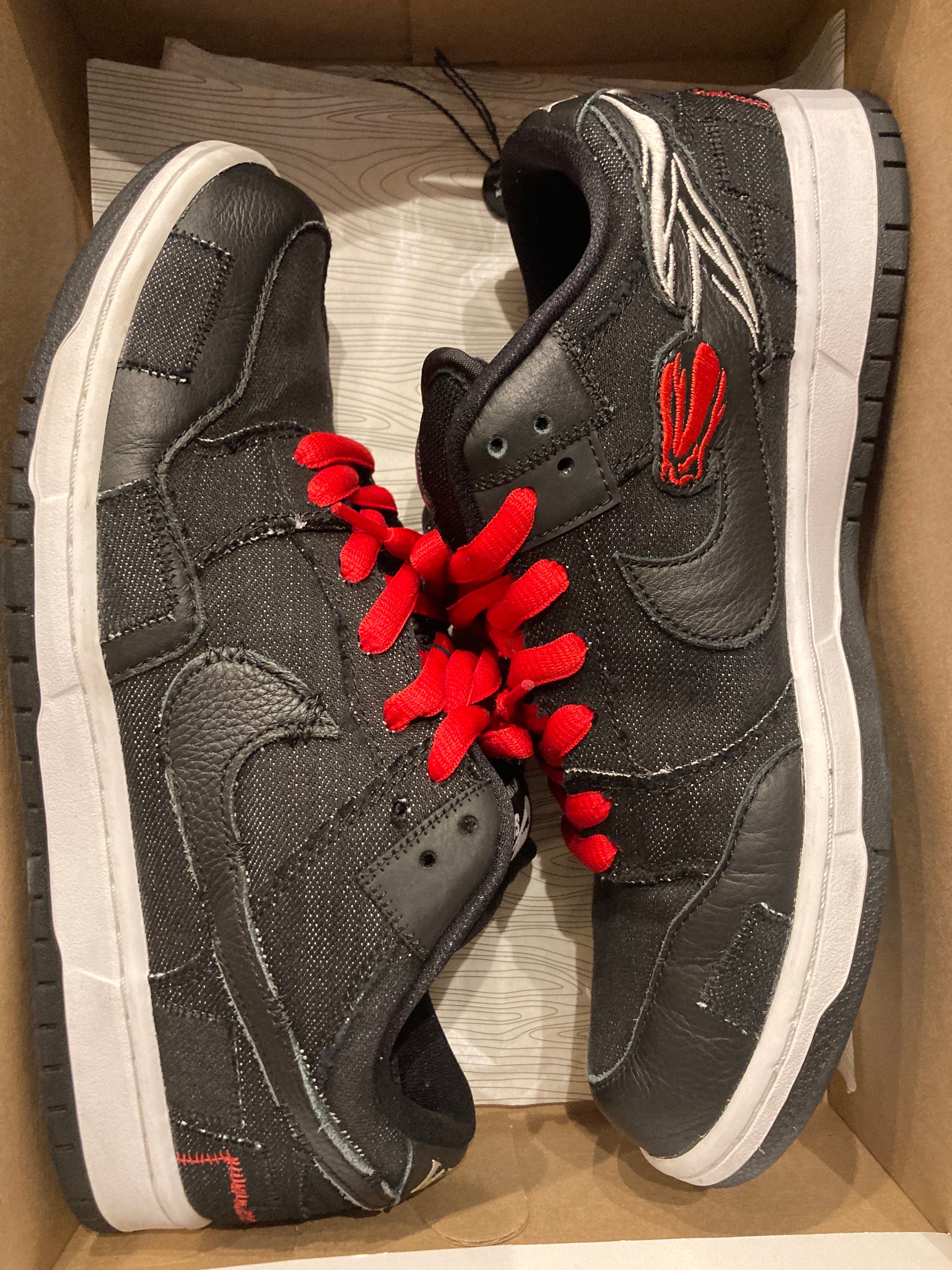 Wasted Youth × Nike SB Dunk Low "Black Denim"(Special Box) / VERDY