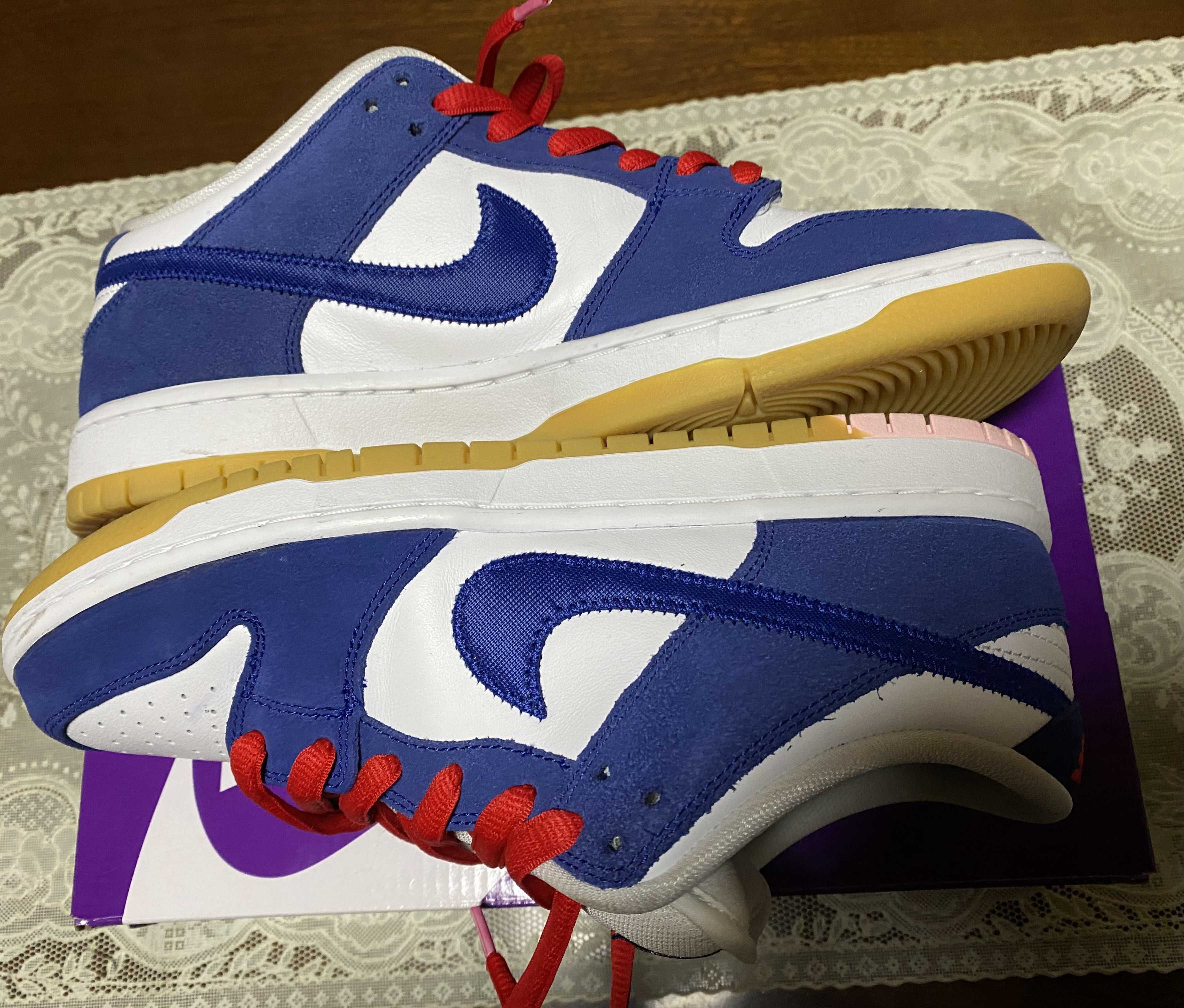 Nike SB Dunk Low "Los Angeles Dodgers/Deep Royal Blue"