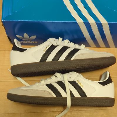 adidas Samba OG "Cloud White/Core Black/Clear Granite"