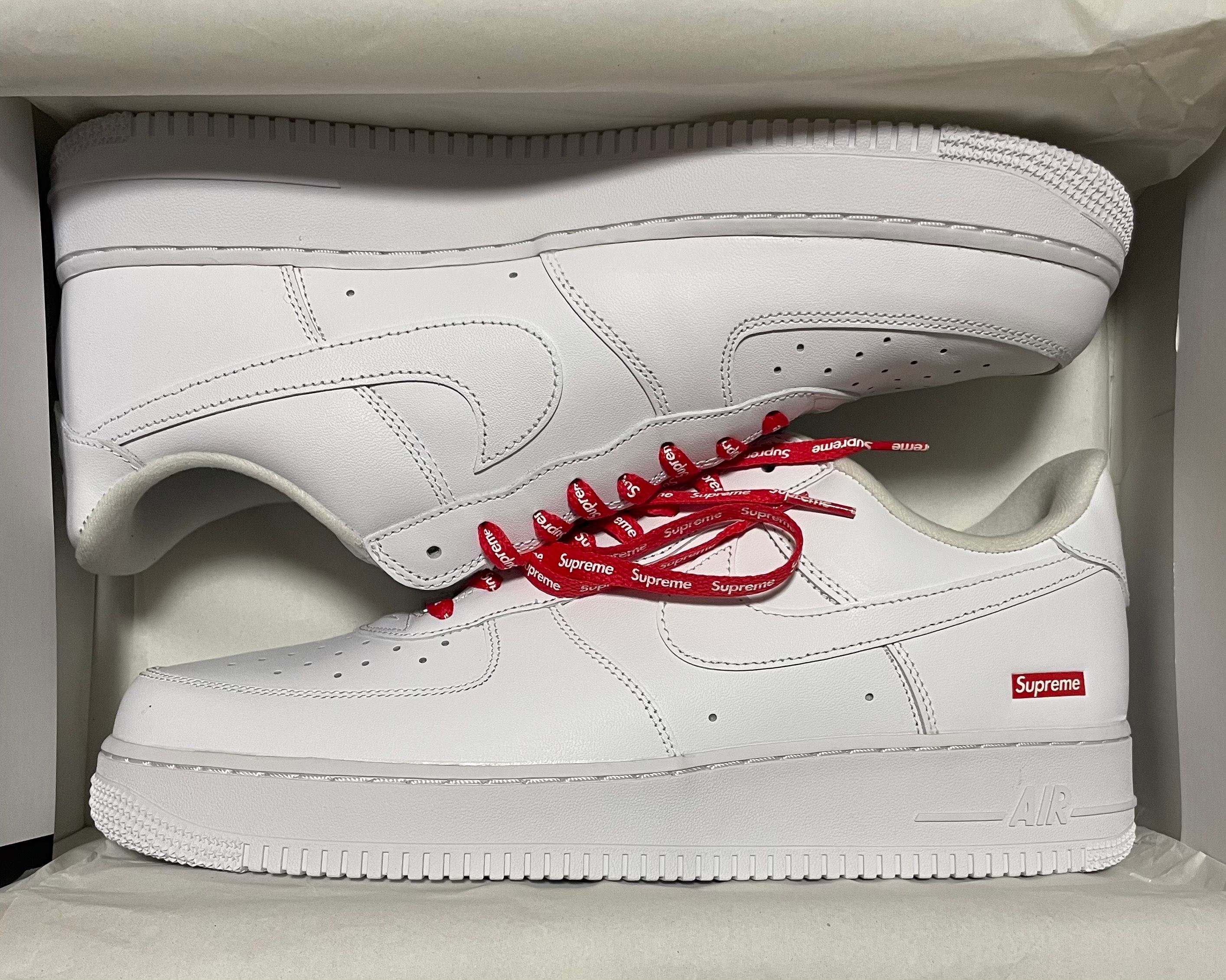 Supreme × Nike Air Force 1 Low "White"