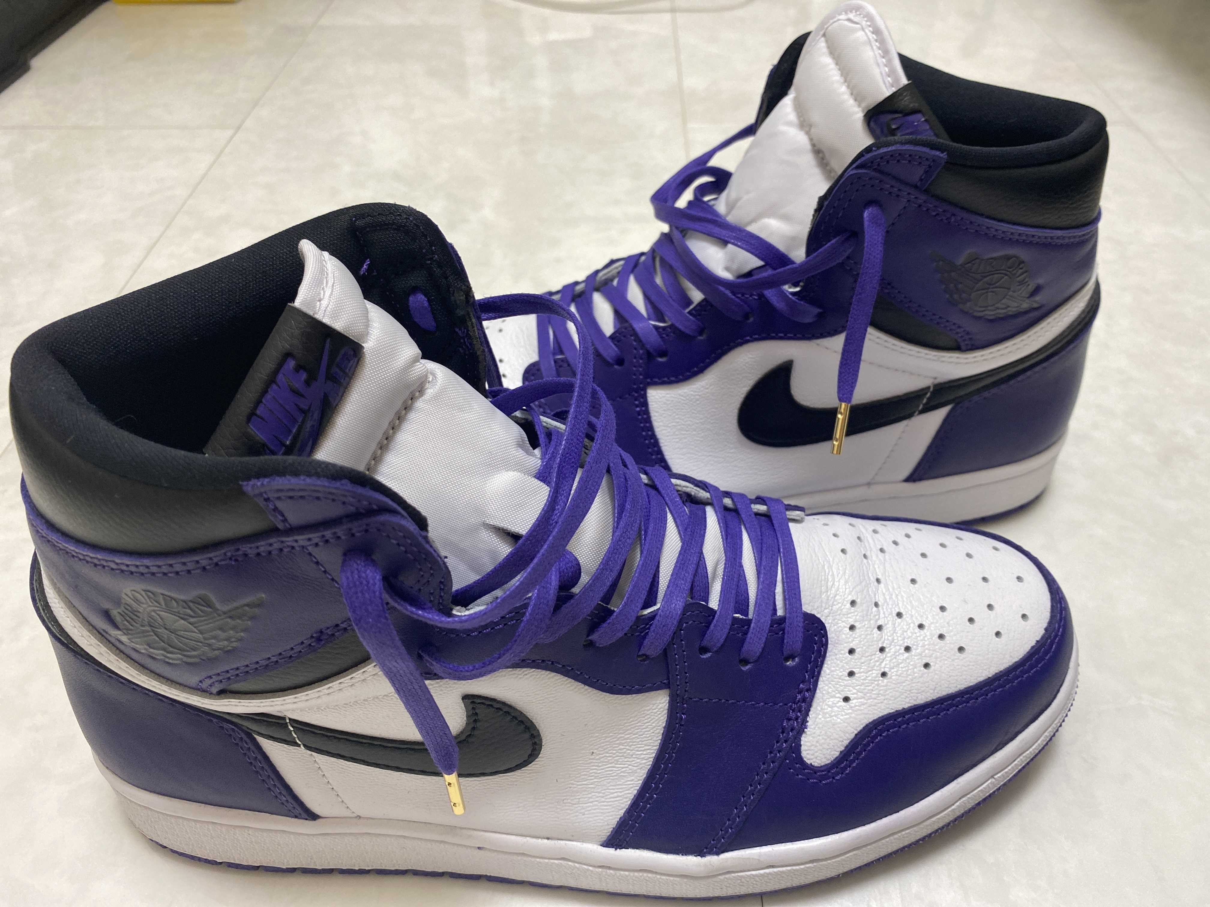 Nike Air Jordan 1 Retro High OG "Court Purple White/Black" (2020)   