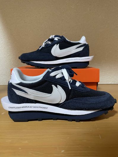 Fragment × sacai × Nike LD Waffle "Blackended Blue"