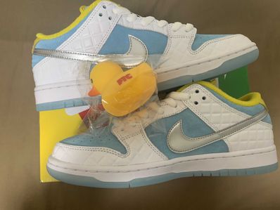 FTC × Nike SB Dunk Low "White/Blue"
