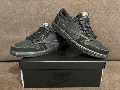 Travis Scott × Nike Air Jordan 1 Low OG SP "Black Phantom"