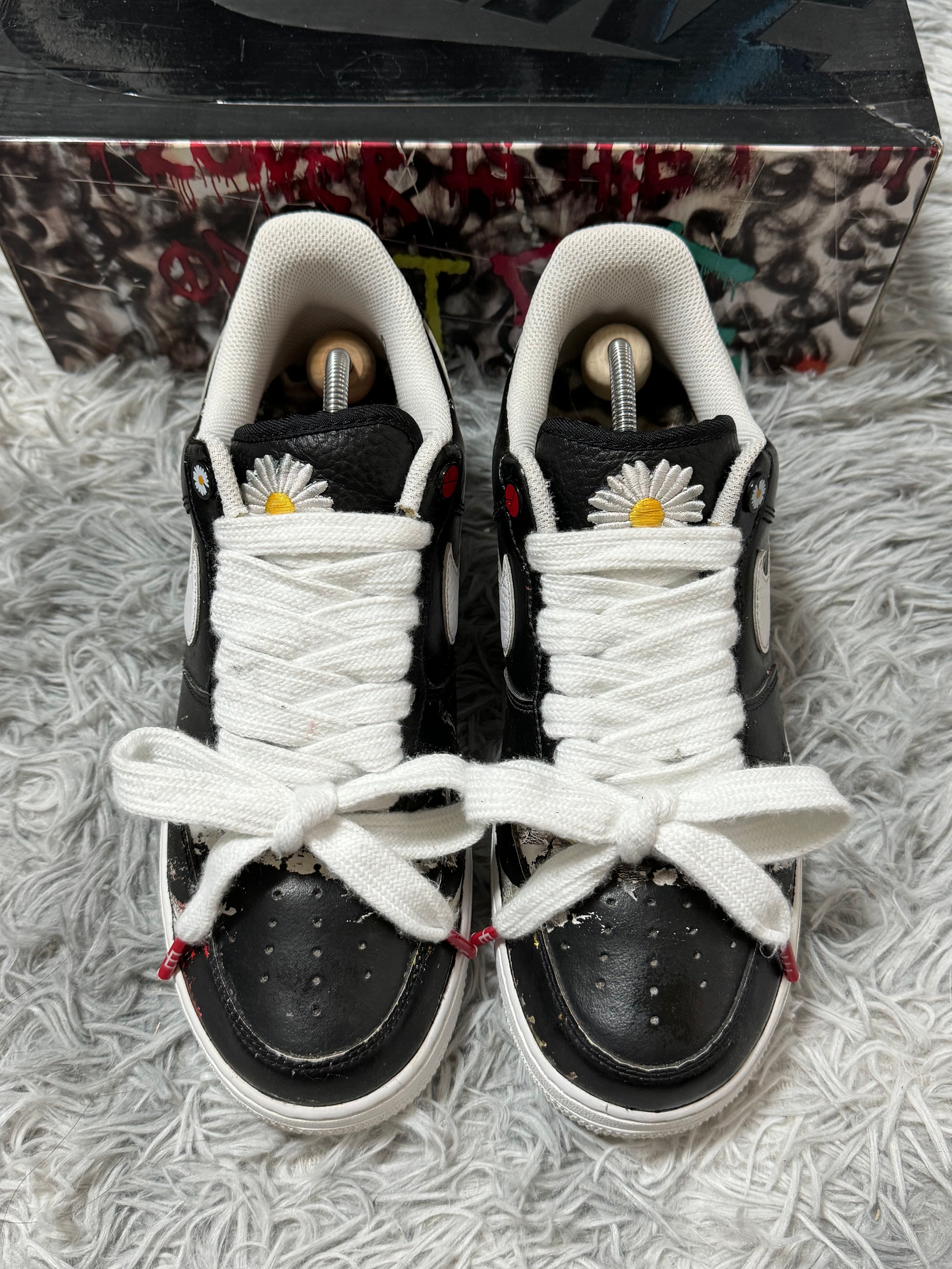 PEACEMINUSONE × Nike Air Force 1 Low Para Noise "Black" / G-DRAGON