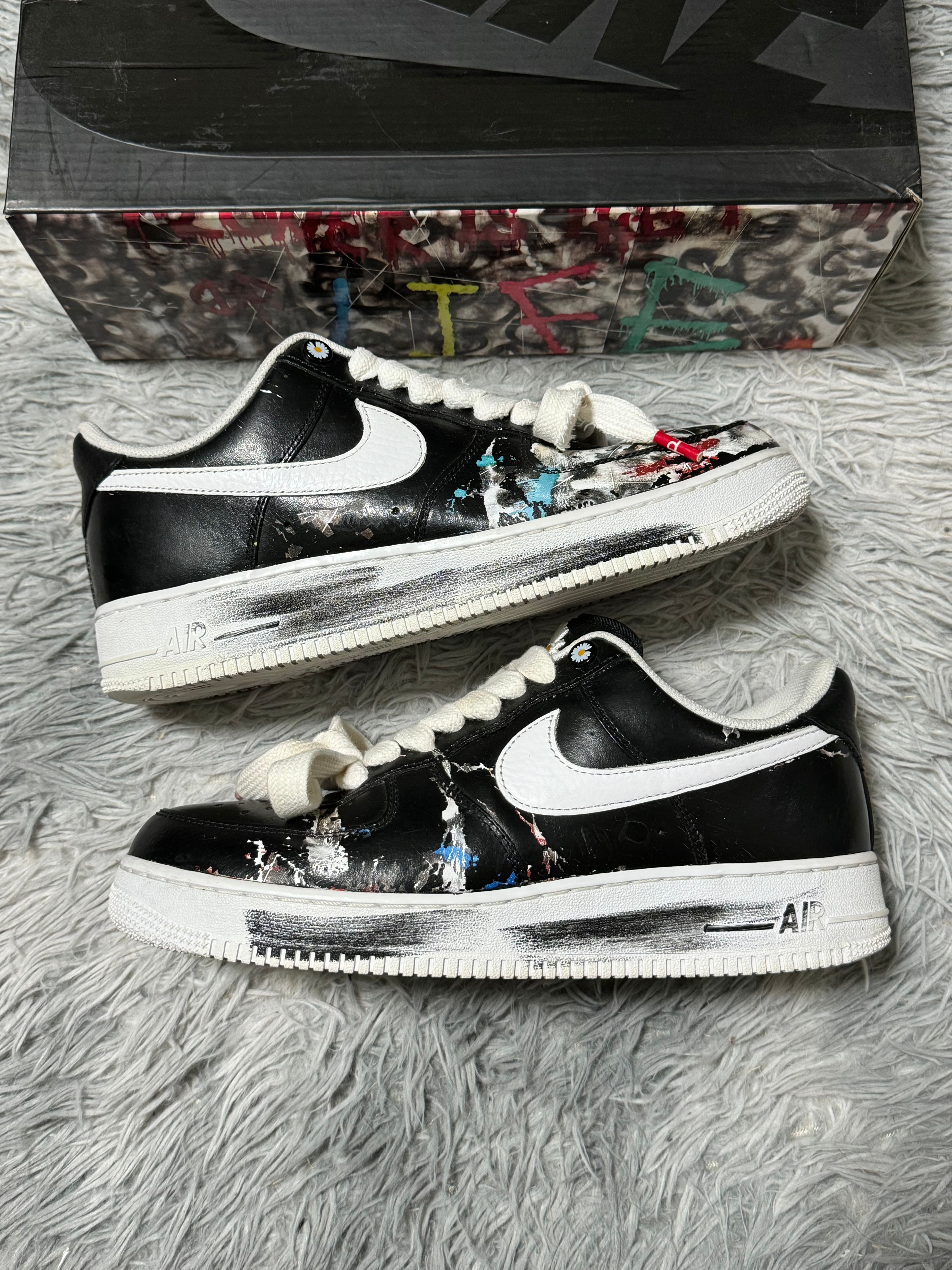 PEACEMINUSONE × Nike Air Force 1 Low Para Noise "Black" / G-DRAGON