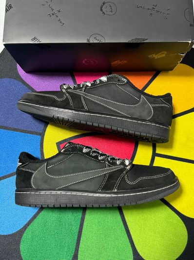 Travis Scott × Nike Air Jordan 1 Low OG SP "Black Phantom"