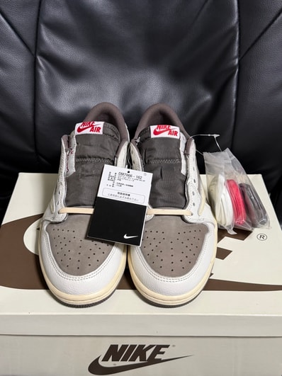 Travis Scott × Nike Air Jordan 1 Low OG SP "Reverse Mocha/Sail and Ridgerock"