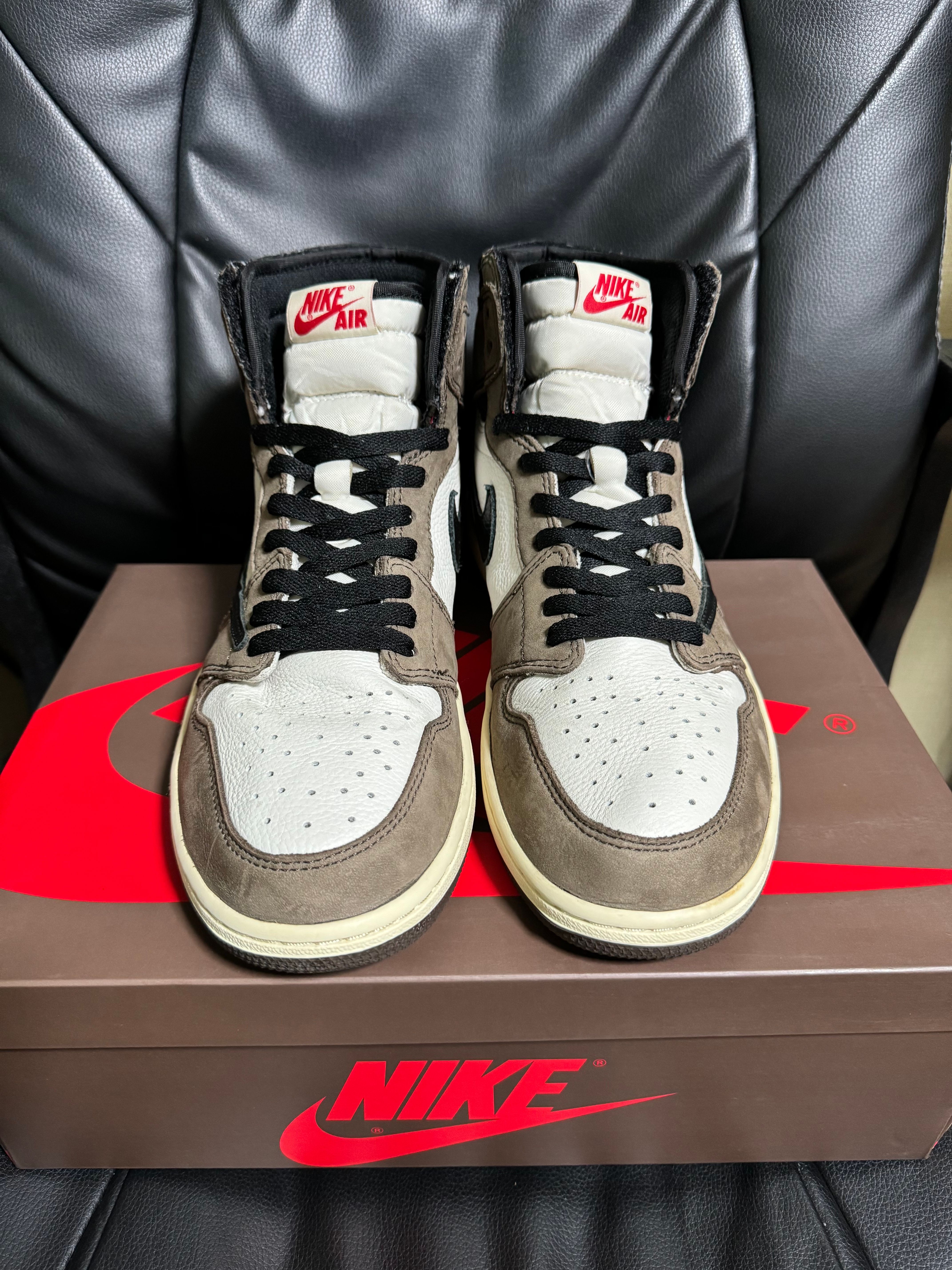 Travis Scott × Nike Air Jordan 1 Retro High OG TS SP "Sail/Dark Mocha"