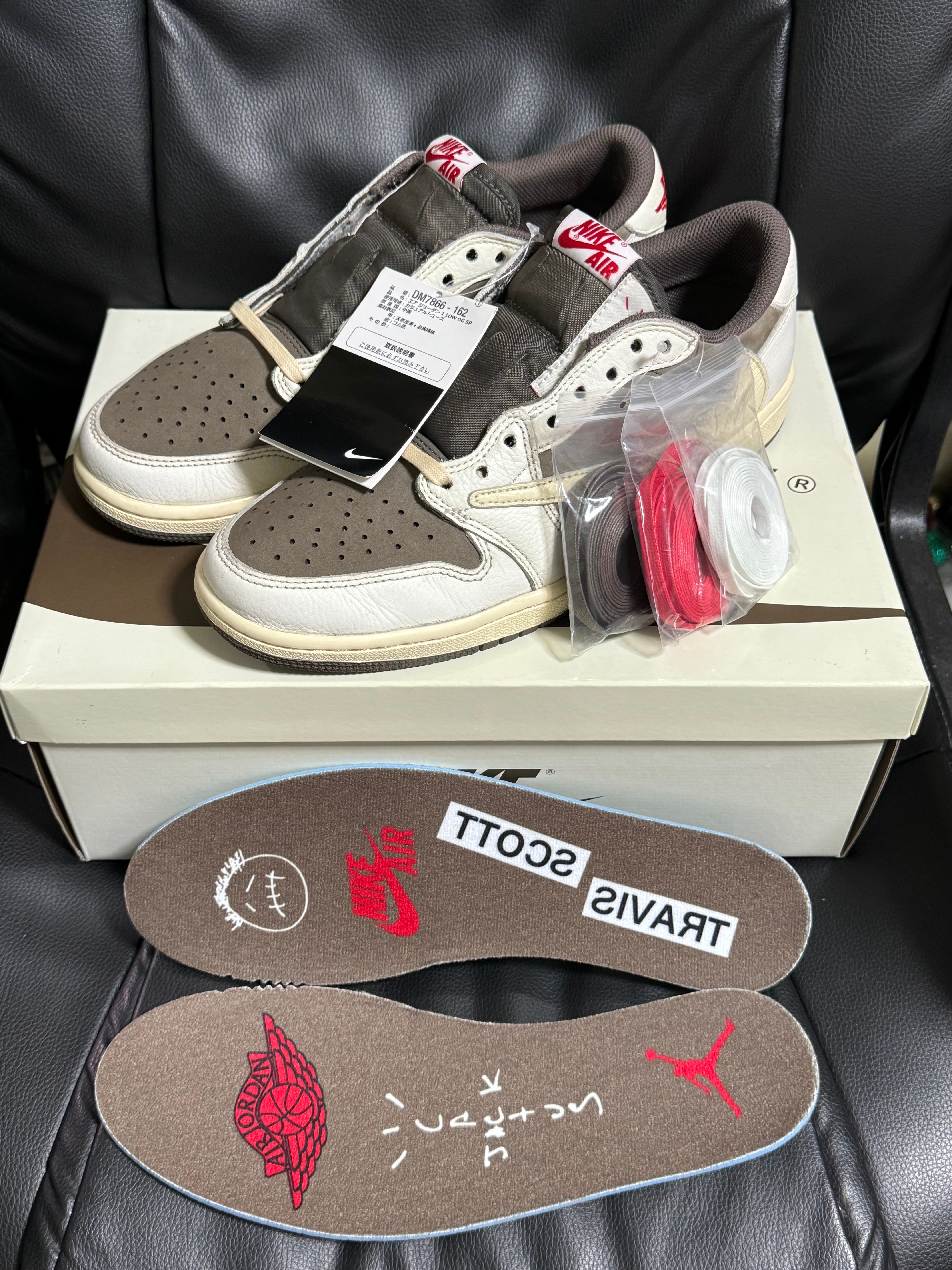 Travis Scott × Nike Air Jordan 1 Low OG SP "Reverse Mocha/Sail and Ridgerock"