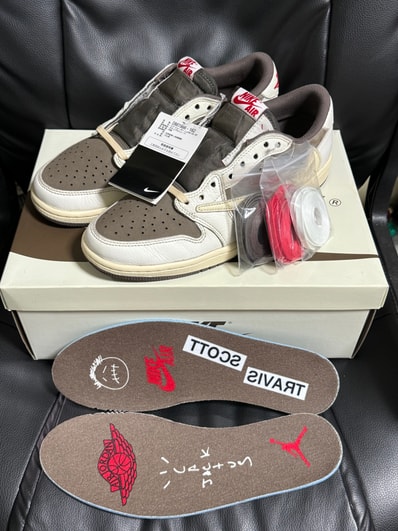 Travis Scott × Nike Air Jordan 1 Low OG SP "Reverse Mocha/Sail and Ridgerock"