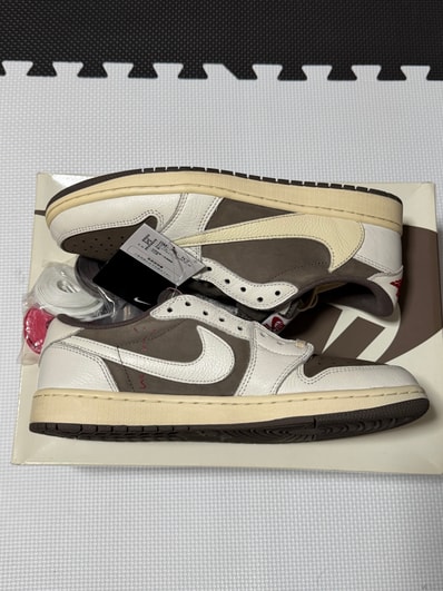Travis Scott × Nike Air Jordan 1 Low OG SP "Reverse Mocha/Sail and Ridgerock"
