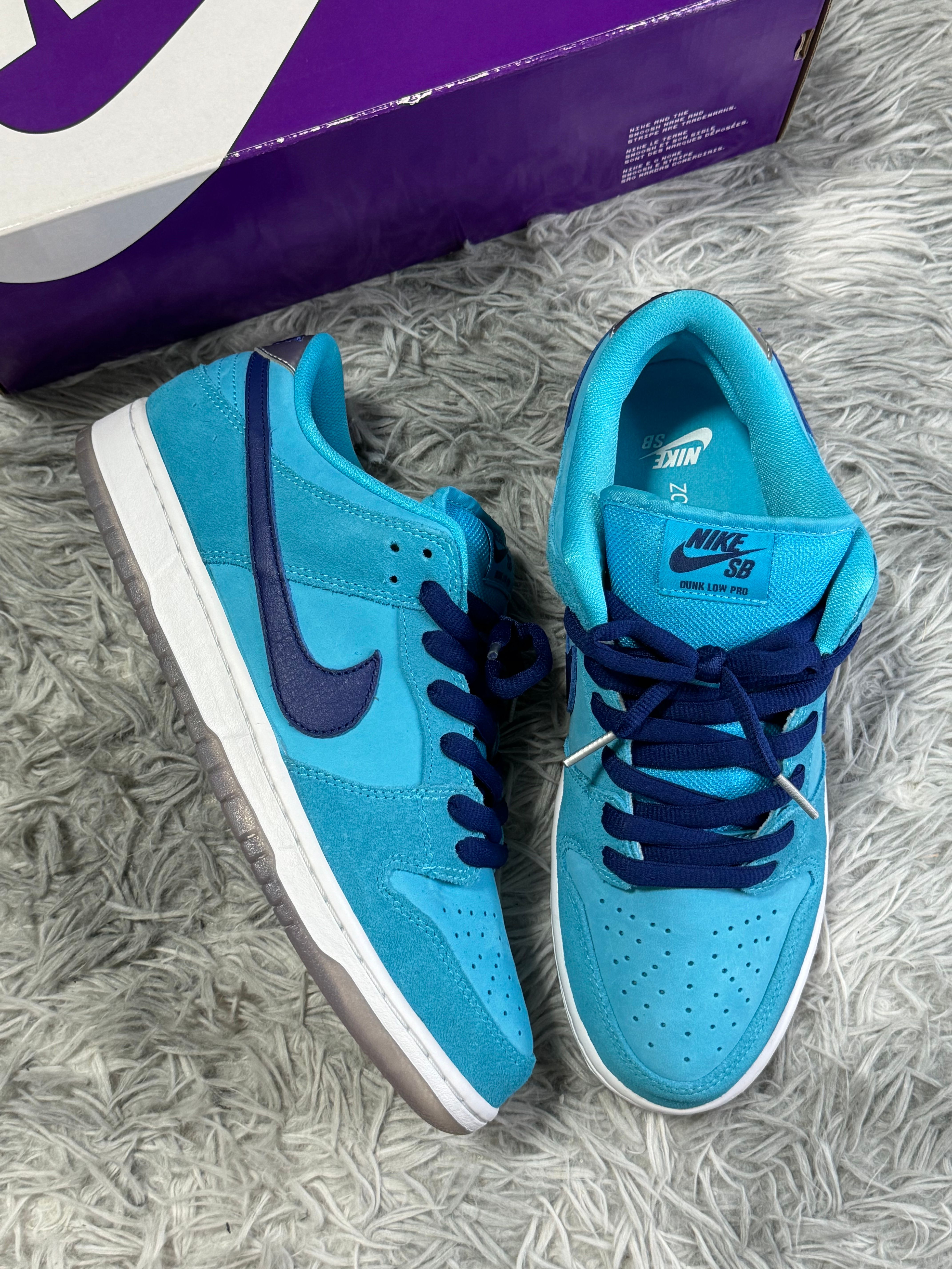 Nike SB Dunk Low Pro "Blue Fury/Deep Royal Blue"