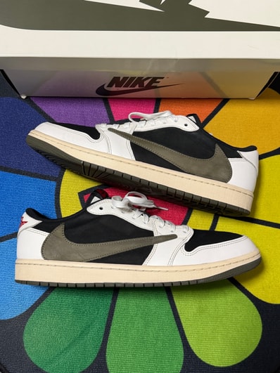 Travis Scott × Nike Women's Air Jordan 1 Low OG "Medium Olive"