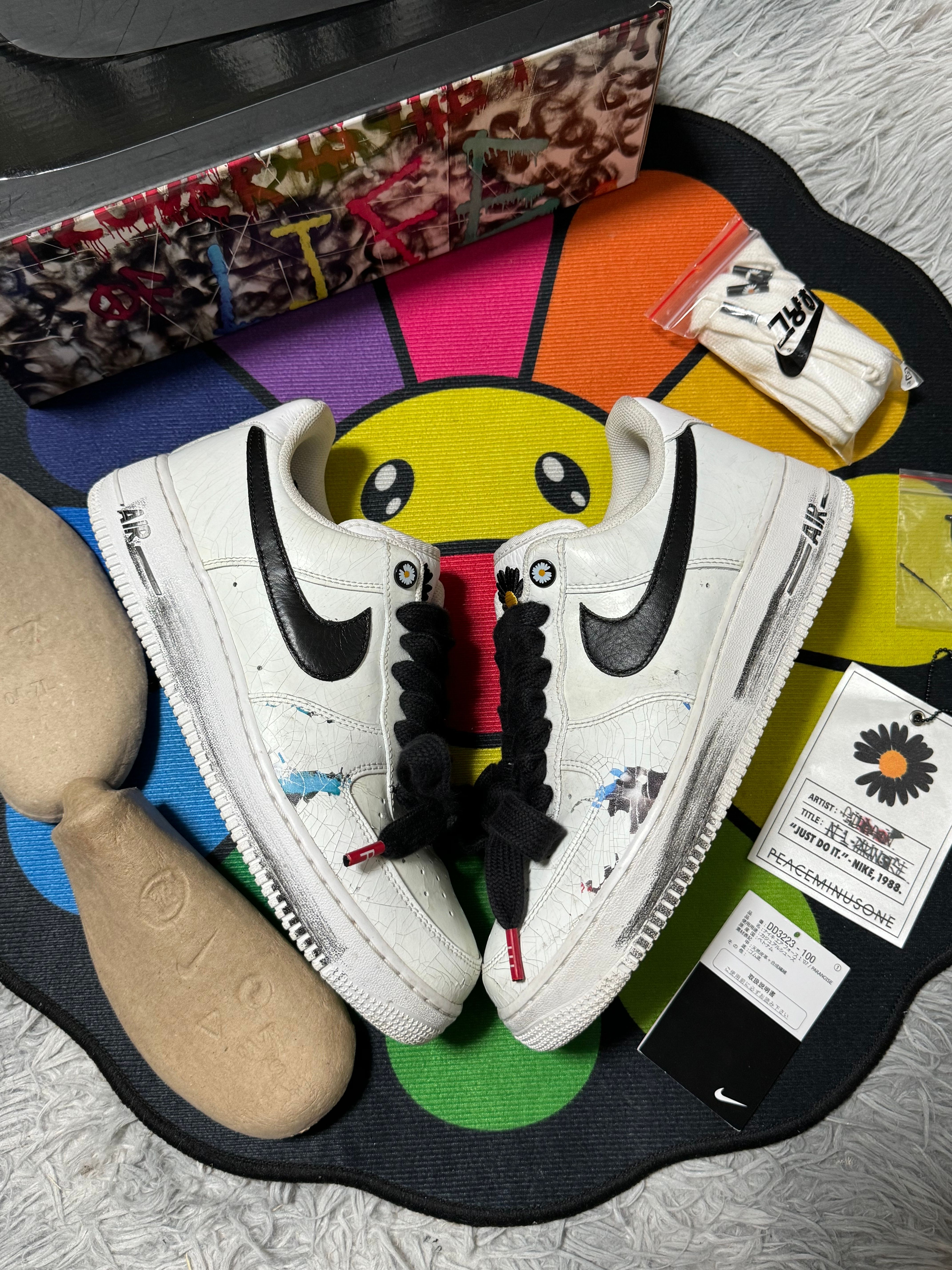 PEACEMINUSONE × Nike Air Force 1 Low "Para-noise/White/Black" / G-DRAGON